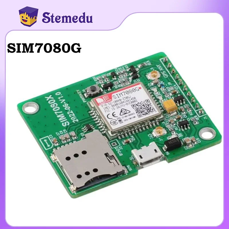 

SIM7080G NB-IoT CAT-M Module Breakout LTE UNV-SIM7080G Power Saving Extended Discontinuous Reception Compatible with SIM868 DIY