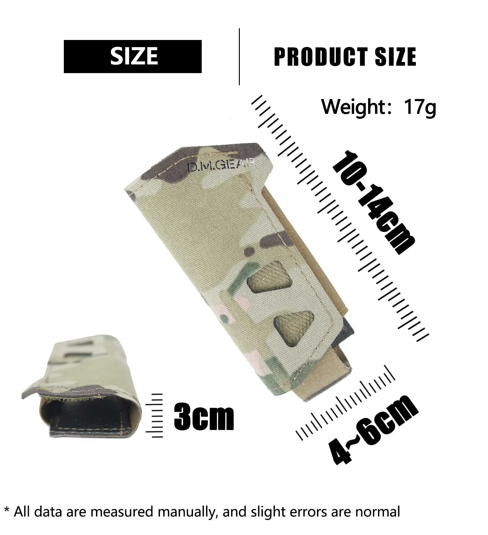 Dmgear 9mm Magazine Pouch Tactical Holster Bag Quick Release Molle Carrier Air Gun Vest Gear  Accessories Outdoor Hunt