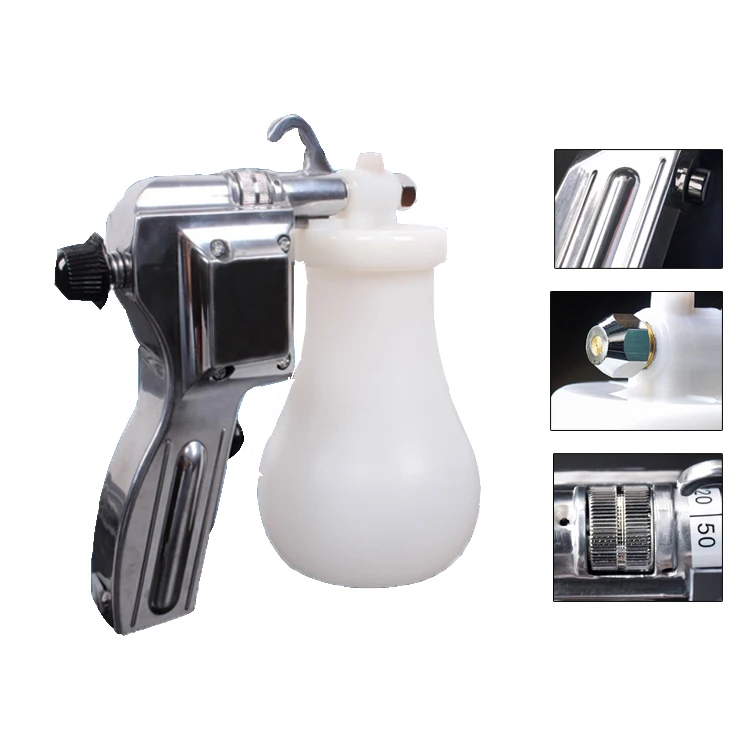 Airbrush Cleaning Gun AC 220V 40W Electric Textile Spot Removing Spray Gun Adjustable Pressure Clothing Dust Cleaner spray gun