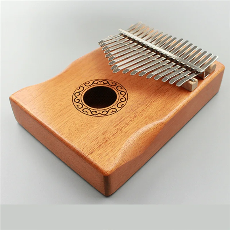 

Kalimba Thumb Piano 17 Keys, Portable Mbira Finger Piano Gifts For Kids Beginners With Tuning Hammerabht