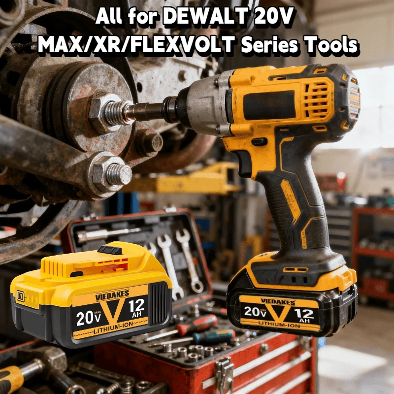 

Power Original for DEWALT 12.0AH DCB609 18V 20V Lithium-ion Battery for Dewalt DCB204 DCB205 DCB206 DCB609 DCB184 DCB200