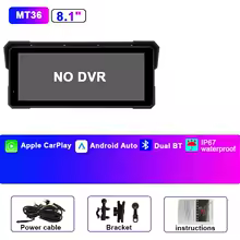 【¥9,185】Jansite 8.1型 バイク用IP67防水 CarPlayディスプレイ DVRなし 特別割引-アリエク特価アラート