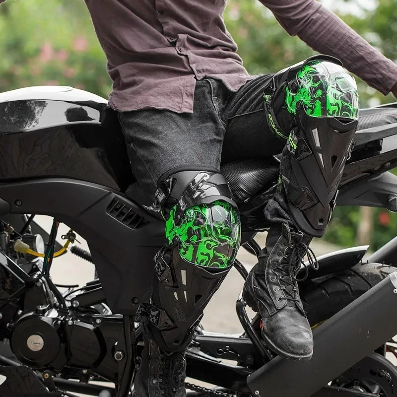 K12 Motorcycle Off-Road Racing Knee Pads Anti-Fall Protective Gear Outdoor Motorbike Riding Guards