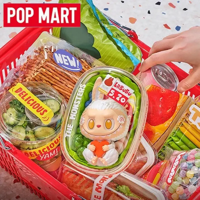 POP MART De Monsters Wacky Mart Serie Blind Box Mystery Box Guess Bag Speelgoed Pop Leuke Anime Figuur Desktop Ornamenten Collectie
