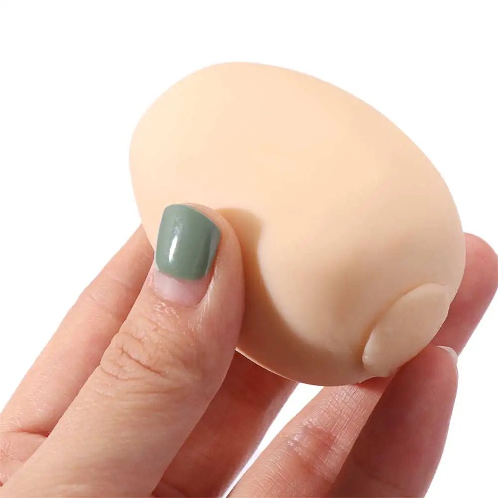 Creative Crunchy Crunchy Egg Squishy Sound Effects Moldable Handmade Egg Squeezing Soft Kneading Sensory Fidget Office Desk