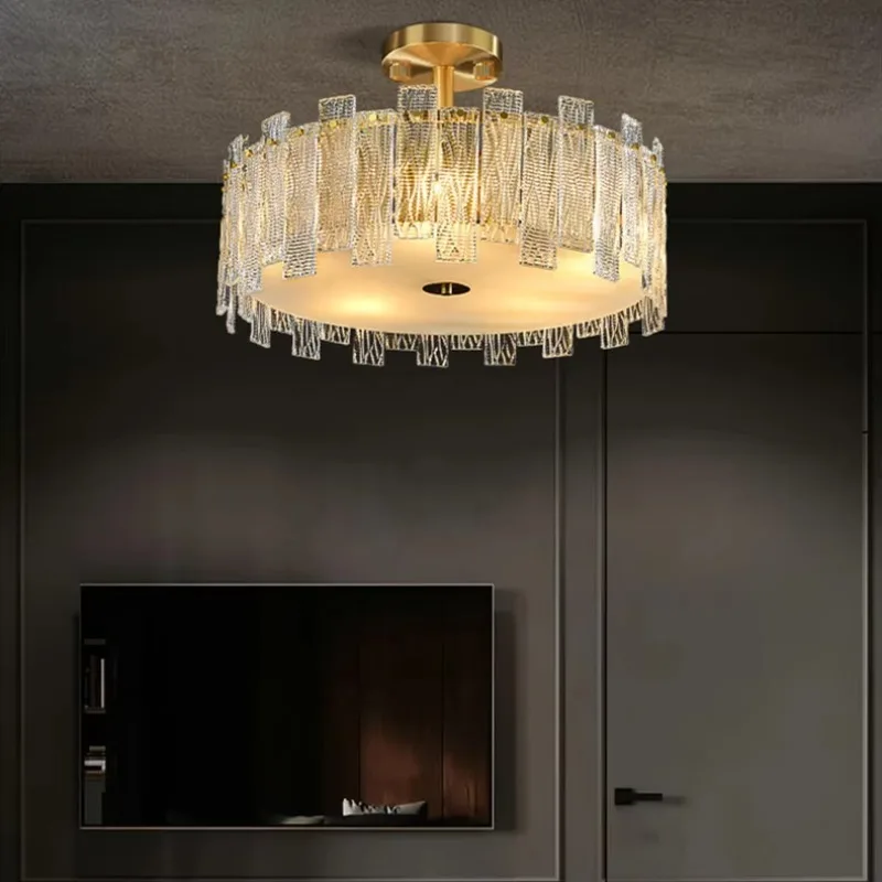 ما بعد الحداثة مصمم النحاس LED AC ضوء السقف جو بسيط لغرفة المعيشة غرفة نوم أو الدراسة