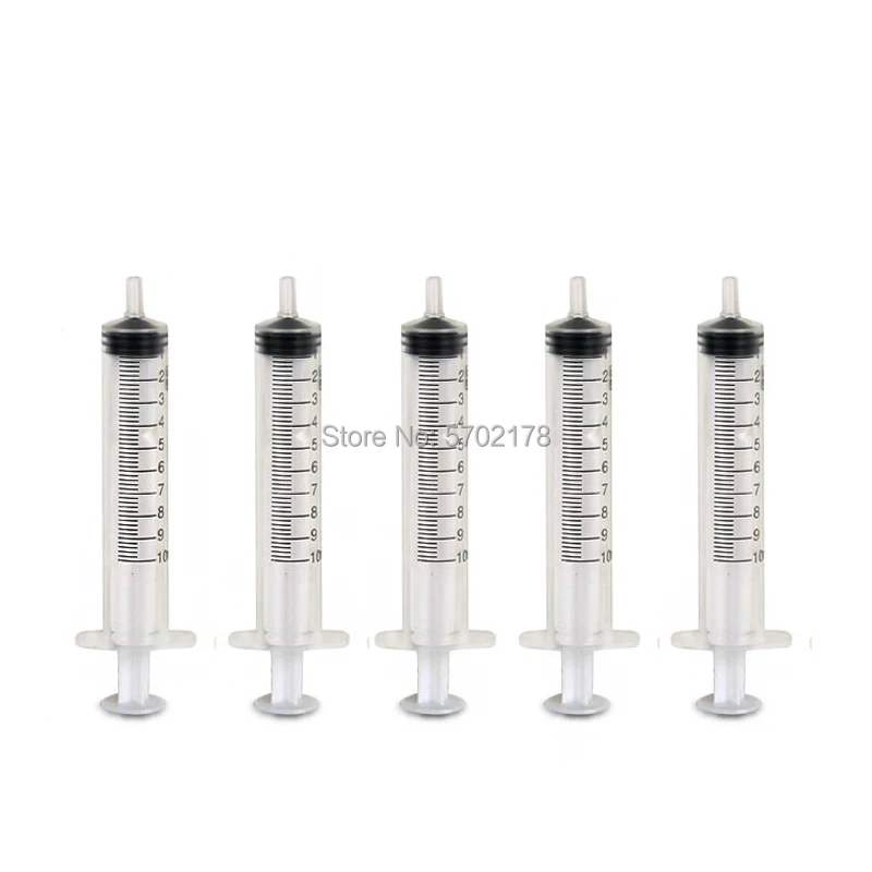 10pcs 10ml Plastic Syringe Blunt Tip Syringe Dispensing Syringes Dispensing Accessories Pet Nutrient Dispenser