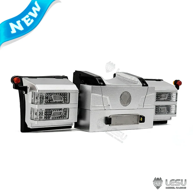 1/14 مركبة يتم التحكم بها عن بُعد LESU محاكاة المعادن LED الضوء الخلفي اكسسوارات لسيارة Tamiya SCANIA 770S 56368 R620 R470