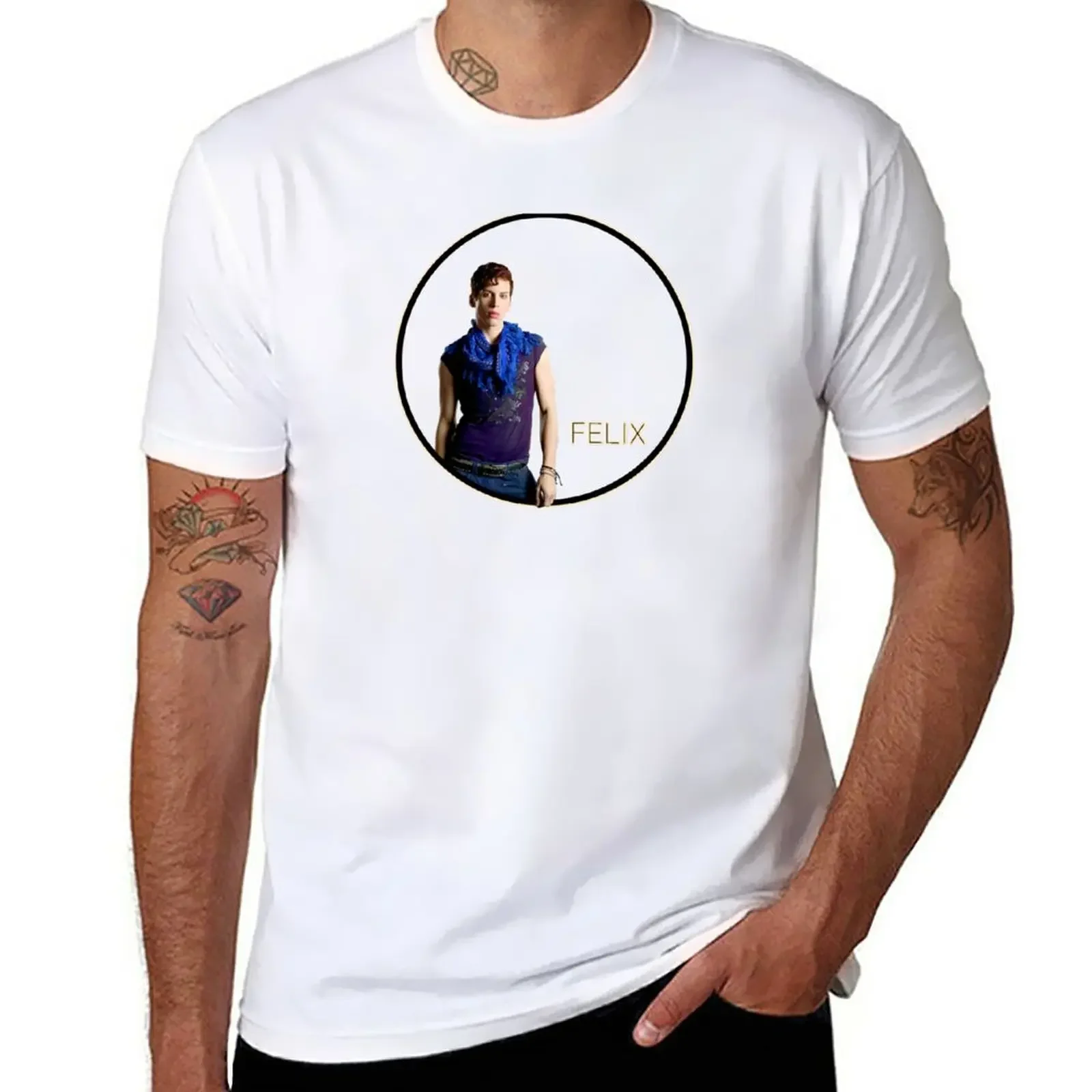 Felix Dawkins Circle ORPHAN BLACK T-Shirt aesthetic clothes vintage mens white t shirts