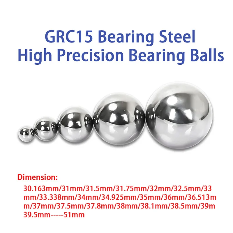 High precision stainless steel solid ball GC 30.163/31/13.5/31.75/-51mm precision bearing steel large particle marble round smoo