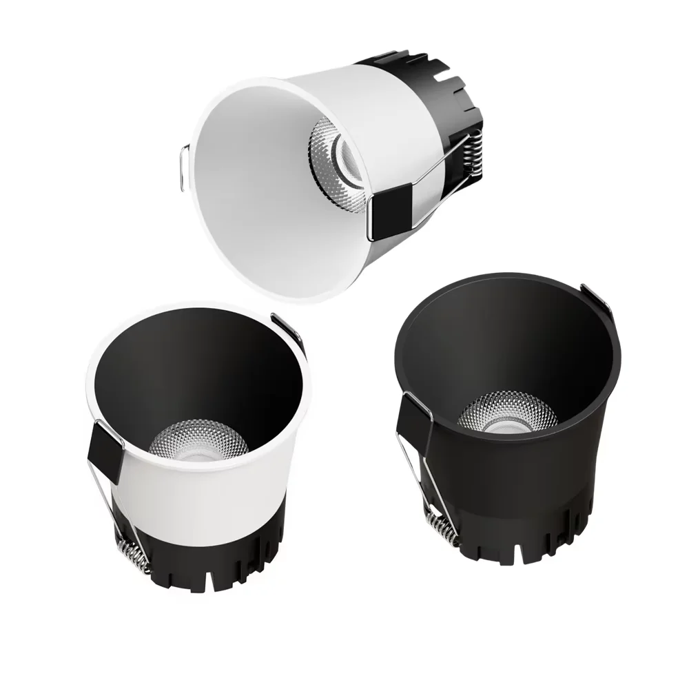 LED راحة النازل الأسود الأضواء الحديثة داخلي المضادة للوهج CRI97 الألومنيوم ضوء السقف لغرفة المعيشة غرفة نوم