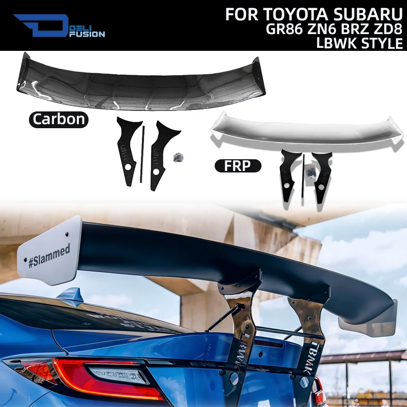 

LBWK Style Wide Body Rear GT Wing For 2022-2026 Subaru BRZ ZD8 Toyota GR86 ZN6 Exterior Modified Car Accessories