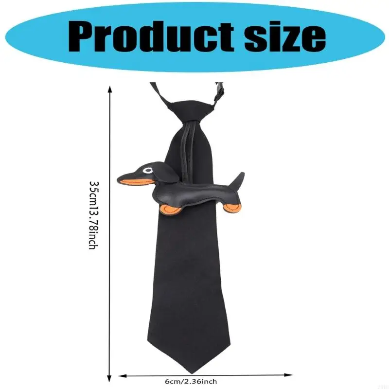 2025 New Humorous Pet Patterned Neckwear Smooth Textured for Various Gatherings