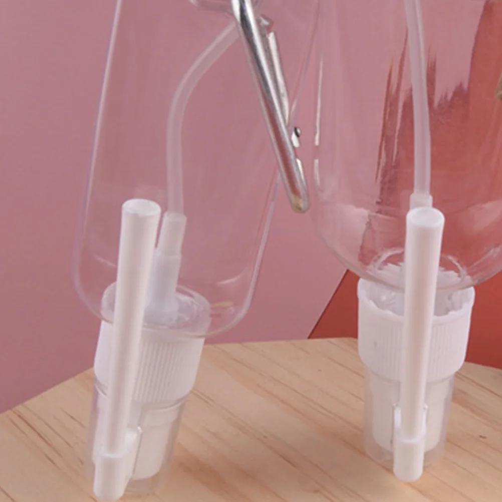 

5pcs 30Ml Trunk Spray Bottles Empty Plastic Refillable Rotary Nasal Spray Bottle Portable Hook Design For Travel Daily Use