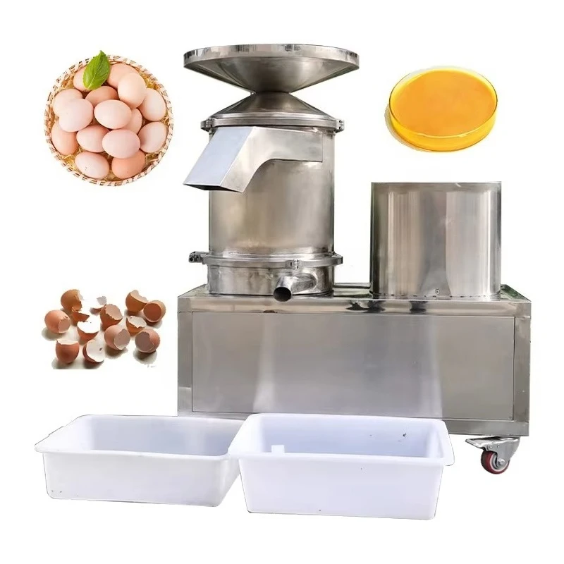 Industrial Automatic Egg Breaking Cracking Equipment Custom Egg Liquid and Eggshell Separating Machine