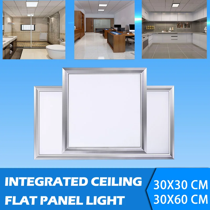 Led Ceiling Lamp Ultra Thin Panel Led Square Light Recessed Lamp for Office Industrial Lighting Indoor Lighting LED Flat Lamp