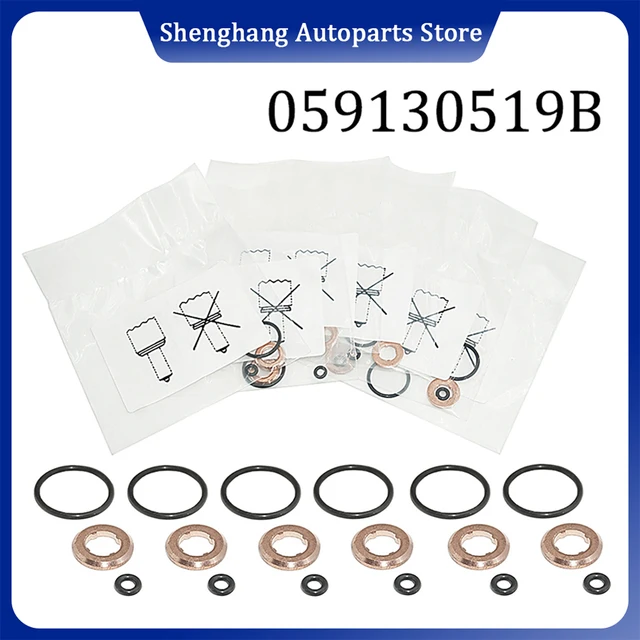 Zestaw uszczelek naprawczych wtryskiwacza O-ring do Audi VW 3.0 TDI Diesel 059130519 059130119 059130519 B WHT 000884   WHT 007480 A 059 130 519 B