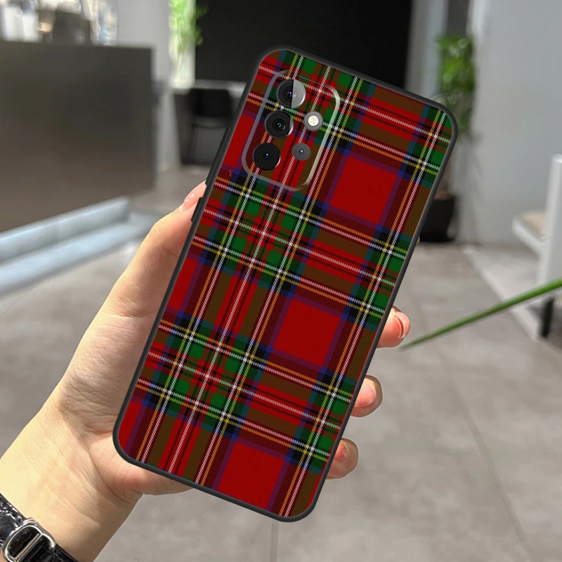 Clan Stewart Dress Tartan Plaid Case For Samsung Galaxy A54 A34 A14 A12 A22 A32 A52 A51 A71 A11 A31 A52S A13 A33 A53 Cover