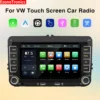 Ezonetronics-ユニバーサルカーステレオカープレイ,Bluetoothヘッドユニット,FMラジオ,VWパサート用GPS,ゴルフmk5,mk6,ジェッタt5,eos,ポロ,7インチ 1