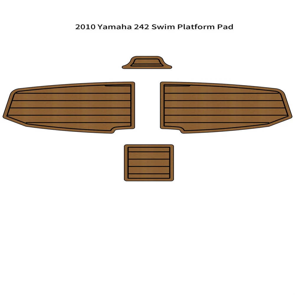 2010 Ya-ma-ha 242 Swim Platform Pad Boat EVA Foam Teak Deck Floor Mat Flooring SeaDek MarineMat Gatorstep Style Self Adhesive