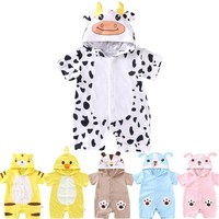 3-24 Months Baby Clothes Kids Cartoon Romper Children Girls Boys Unisex Cute Sleepwear Summer Animal Costume Infant Pajamas