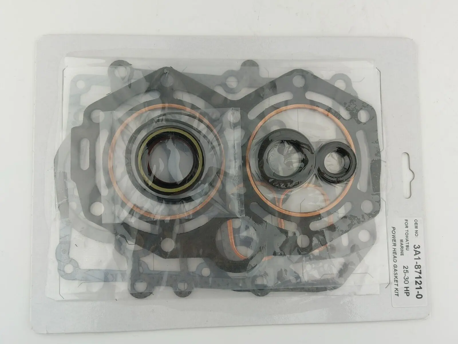 3A1-87121-0 Power Head Gasket Set For Tohatsu Nissan Outboard Engine 25HP 30HP 3A1871215M