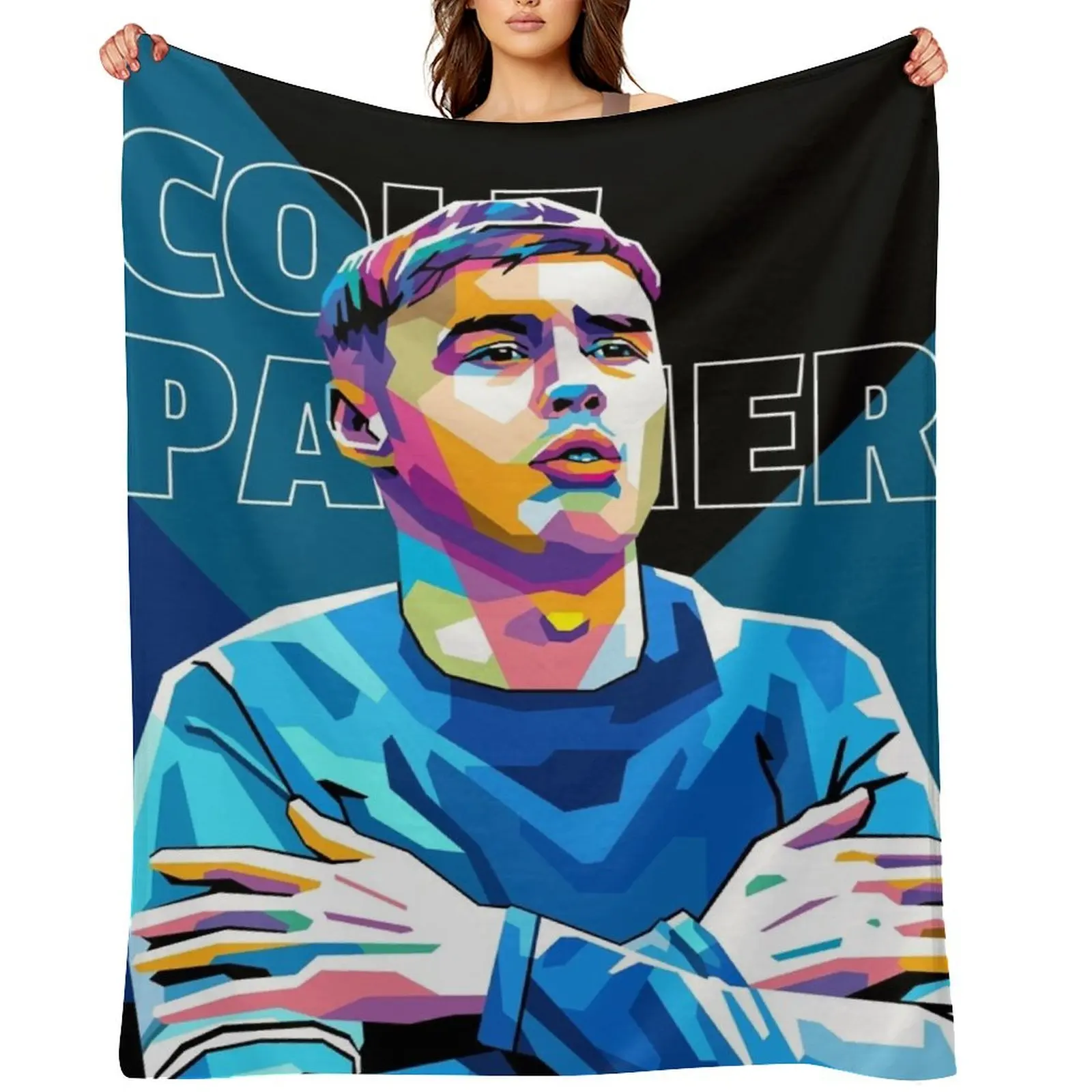 

Cole Palmer in WPAP Style Throw Blanket Cute Plaid For Decorative Sofa blankets ands Blankets Sofas Of Decoration Blankets