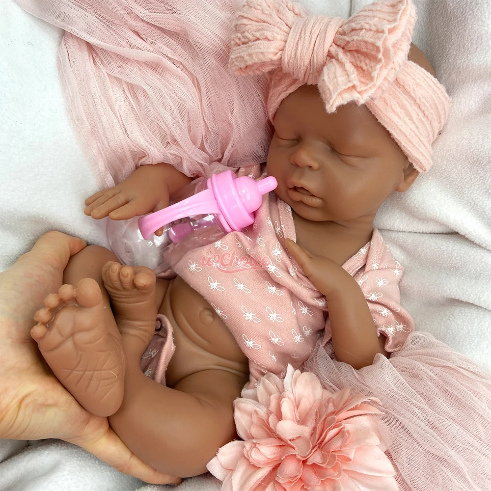 18 pouces en silicone doux renaissant bébé fille peut utiliser des sucettes vivantes imperméable Artiste Prop parfait pour l'art de maquillage et la sculpture