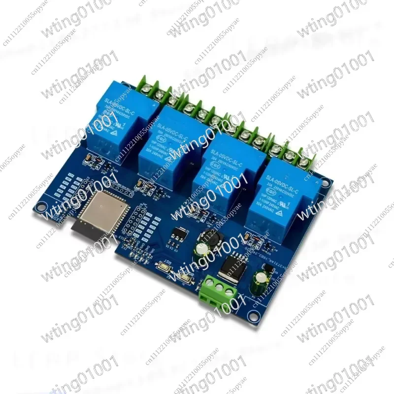 ESP32E Development Board 4 Channel 30A Relay Module WiFi Bluetooth Programmable Controller for Smart Home Automation DC7-28V