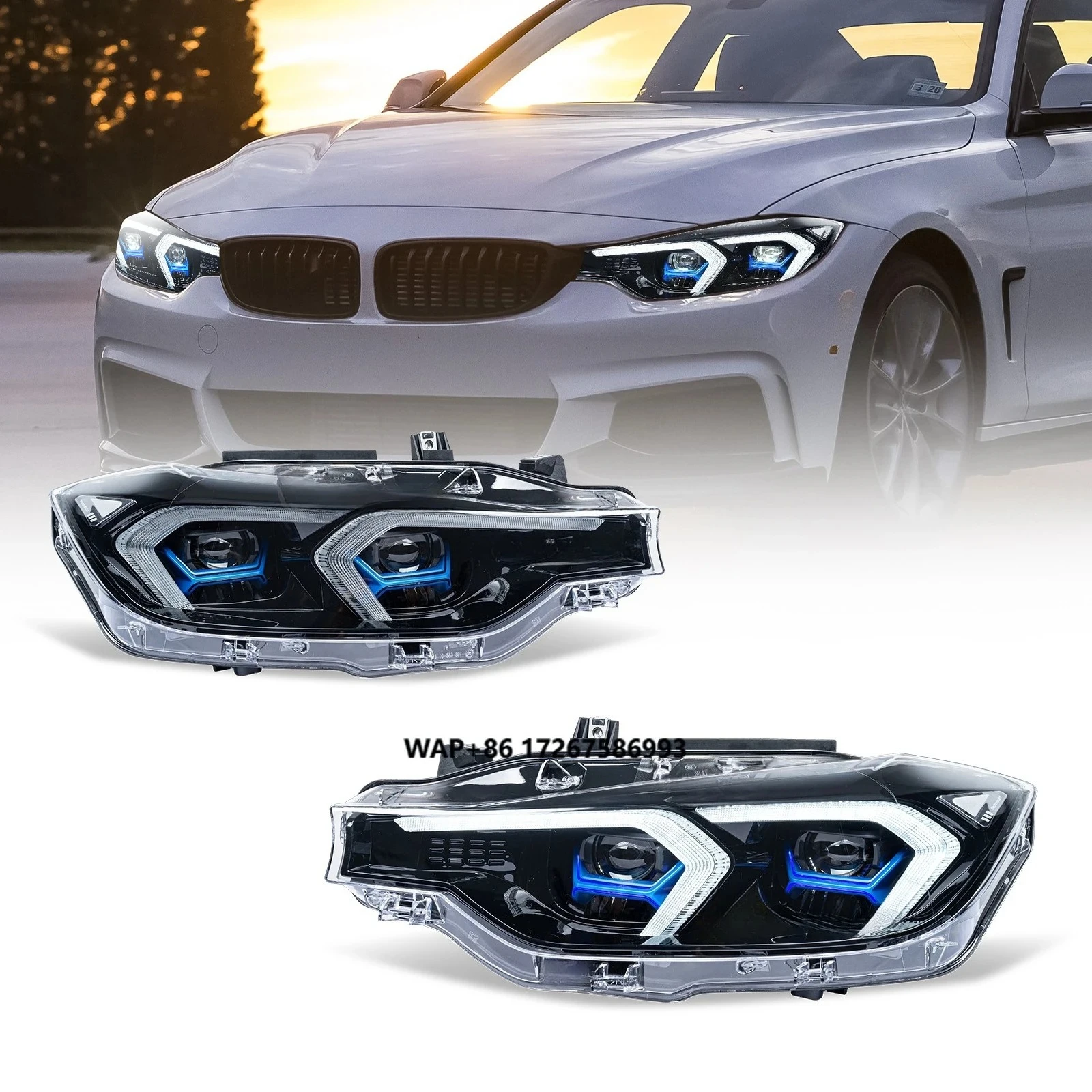 

Archaic Headlamp for 3 Series Headlights F30 F35 F31 320i 318i 325 F80 Led Front Lights for 2013 - 2018 Car Headlight