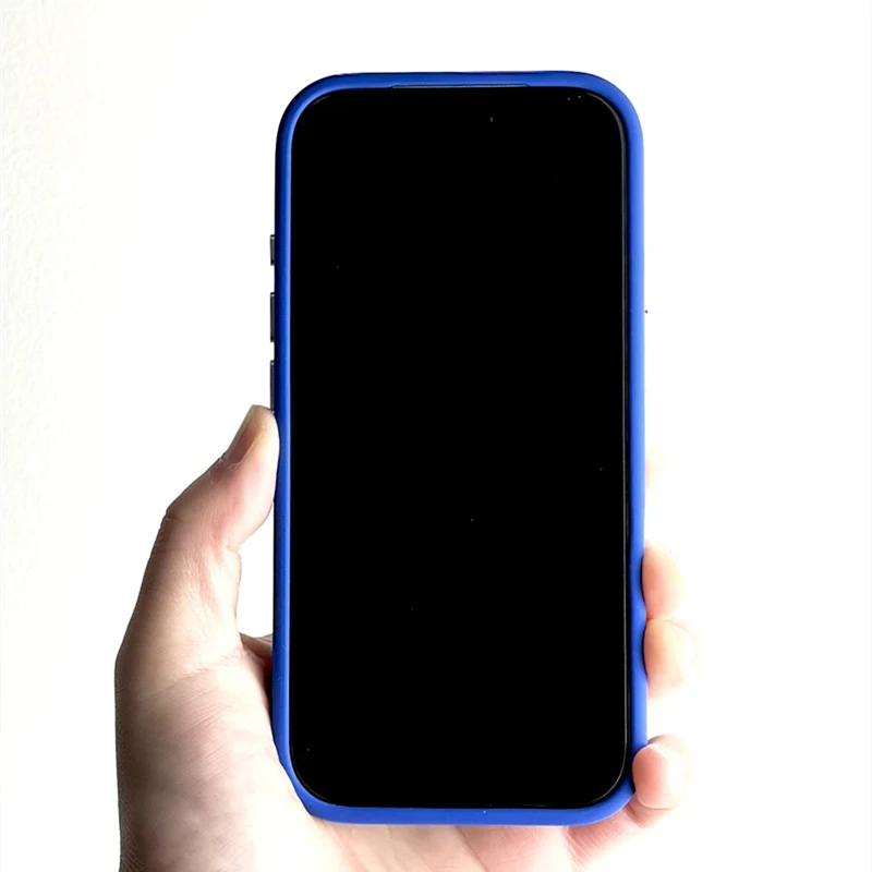 Einfarbige Flüssigsilikonhülle für MagSafe für iPhone 17 18 Pro 17Pro Max 16 15 14 mit Linsenschutz aus Legierung, kabellosem Laden und matter Oberfläche – Detail 6