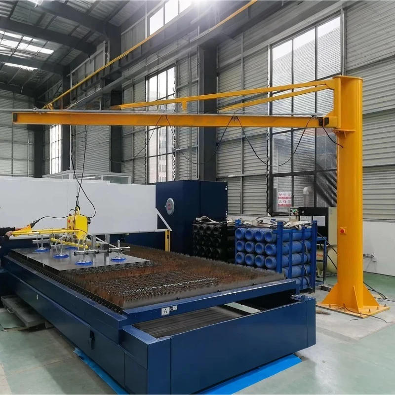 2 Ton 360 Degree Rotation Wall Mounted Jib Crane, Heavy Duty Electric Hoist Lifting Equipment