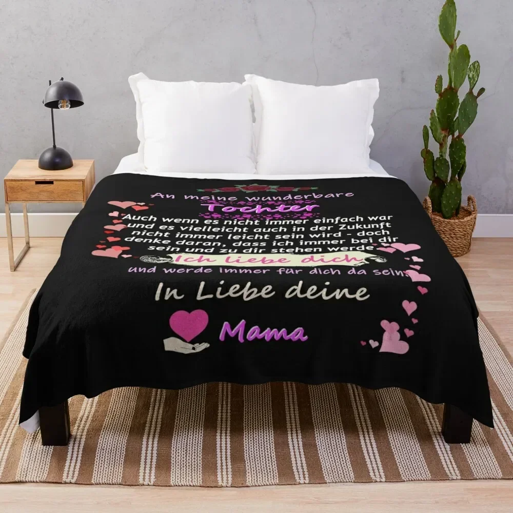 Wonderful daughter-mother saying Throw Blanket Extra Large Throw Comforter Blankets