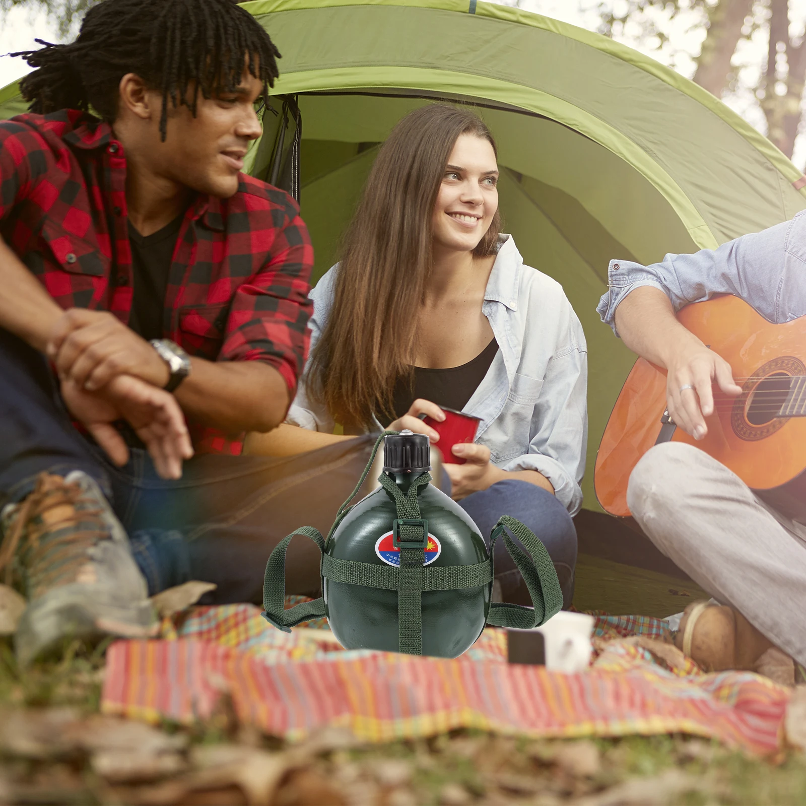 

Kettle Durable Safe Wear Resistant Compact Portable Camping Hiking Travel Outdoor Large Capacity Aluminum
