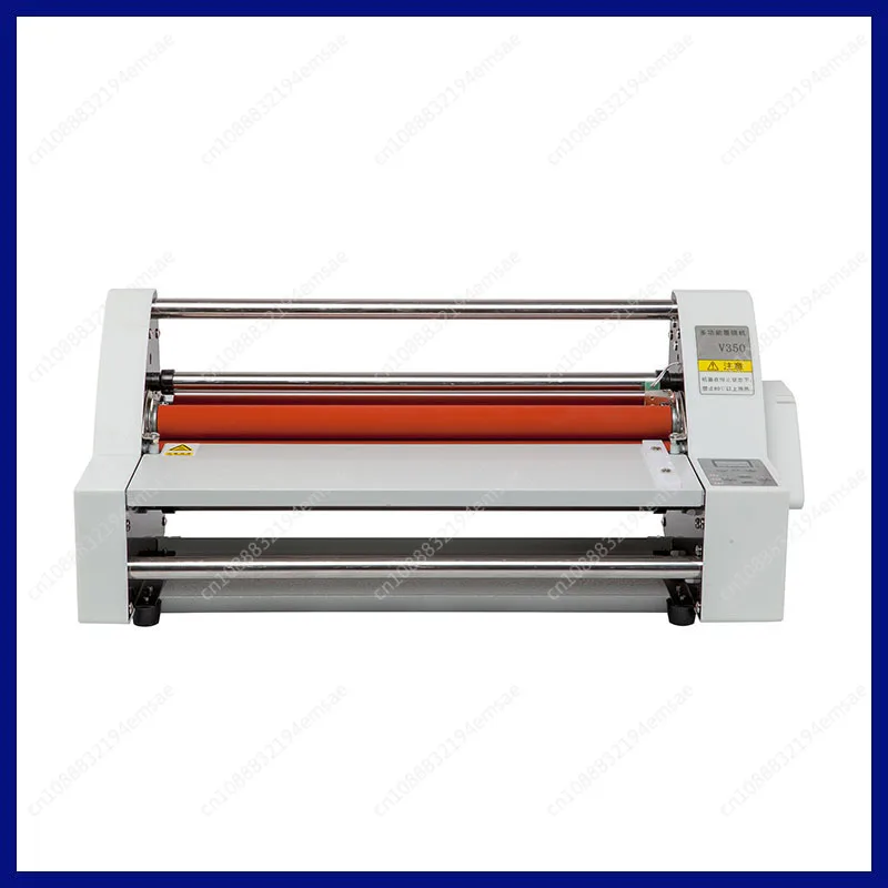 A3 SIZE Hot Roll Laminating Machine Electronic Temperature Control Singleroll Laminator V350 Film Laminator Four Rollers