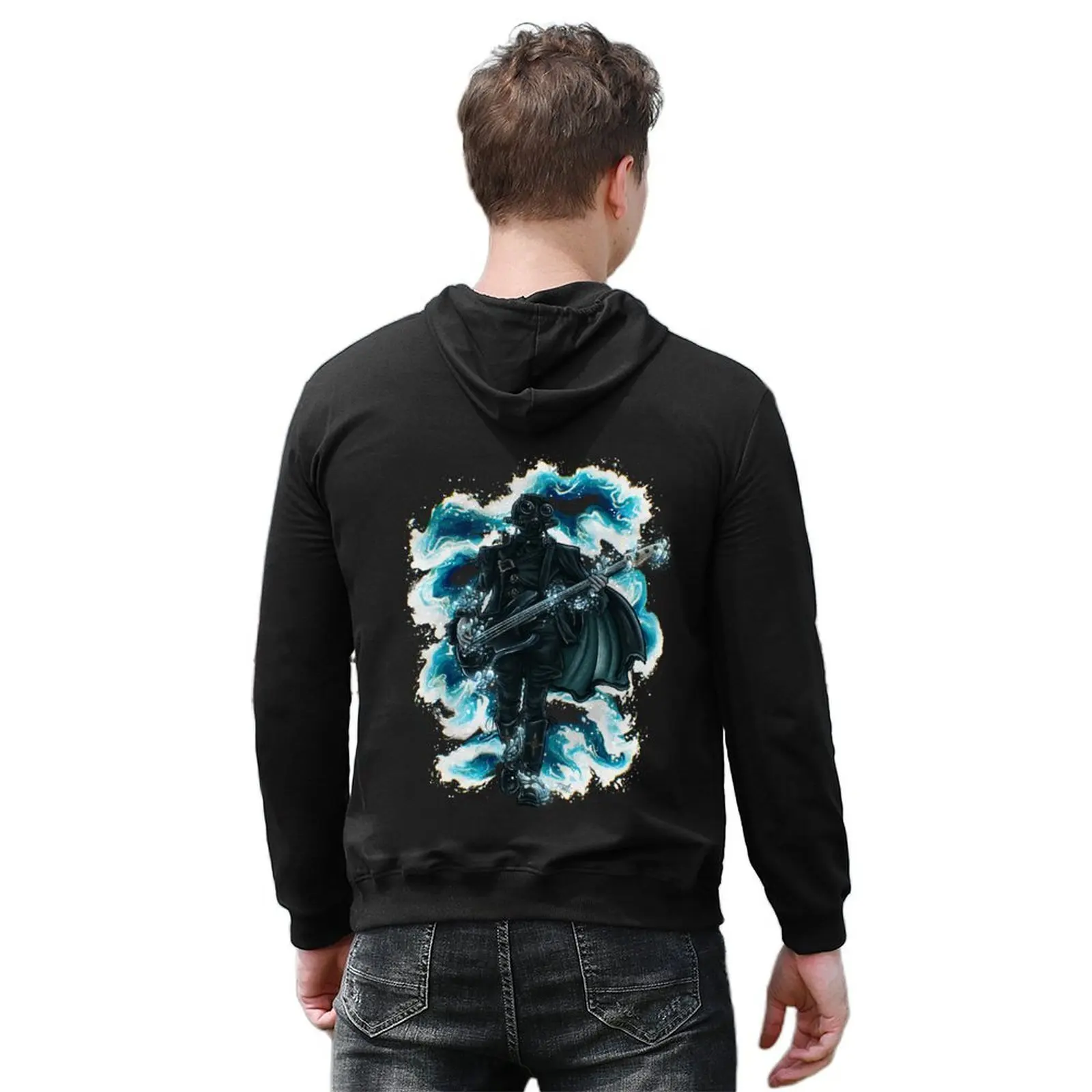 Rain ghoul Hoodie men clothing anime clothing men's sweat-shirt men's coat men's hoodie sweatshirt