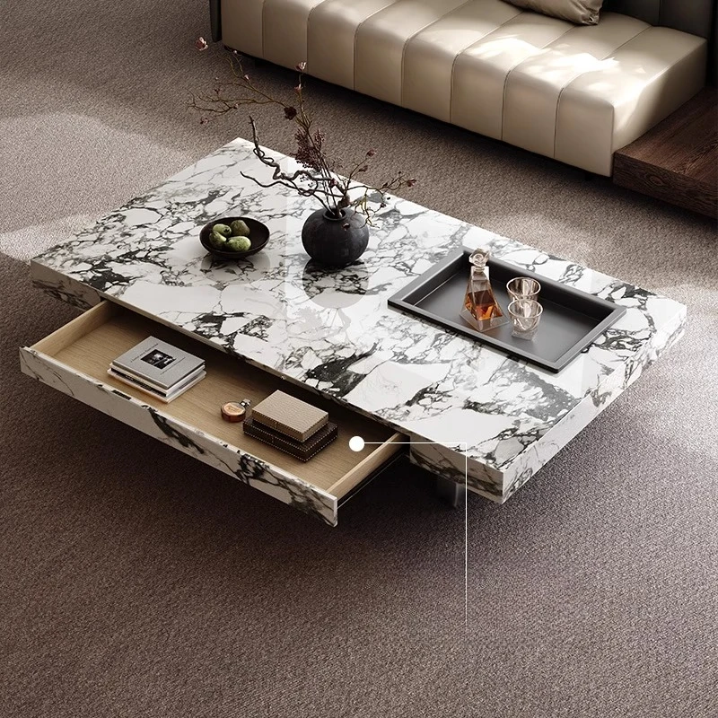 

Drawers Decoration Coffee Table Luxury Modern Living Room Designer Bedroom Moving Side Table Unique Couchtisch Home Furniture