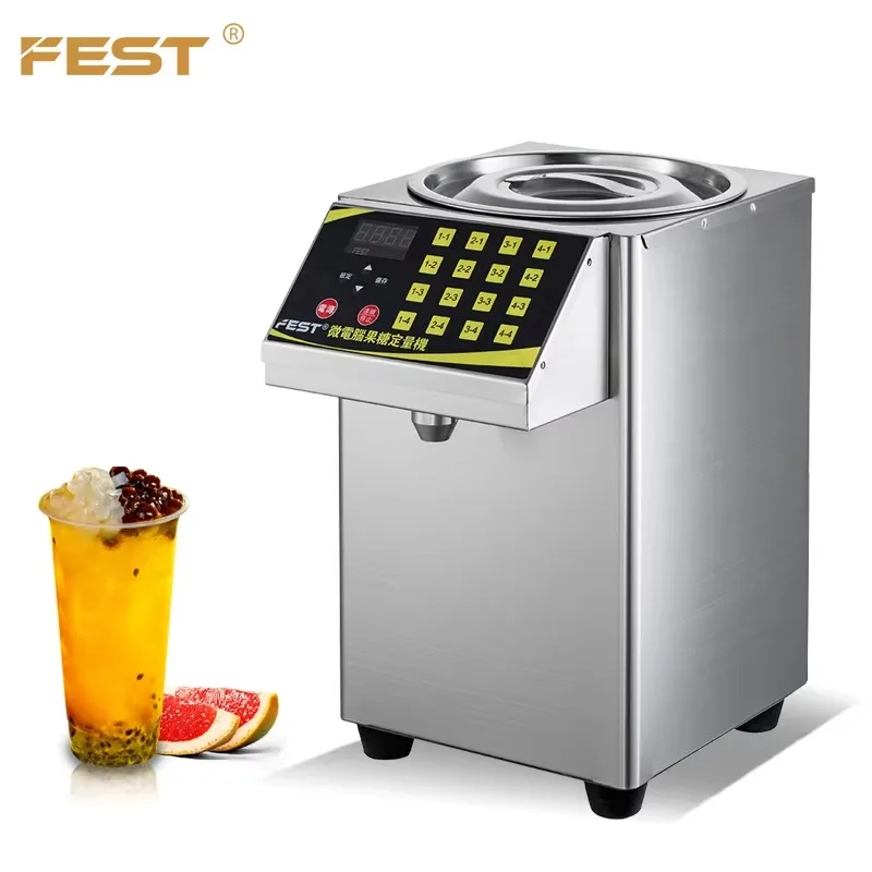 Commerciële Fructose Dispensers Machine Bubble Tea Siroop Doseren Boba Thee Apparatuur