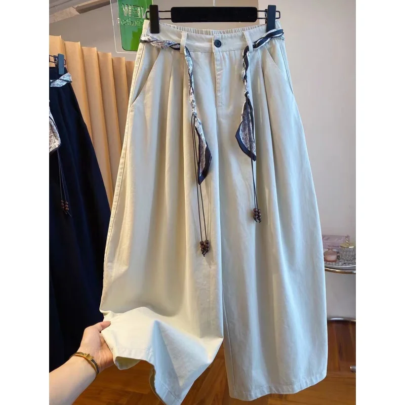 

Loose Wide Leg Pants plus Size 300 Pou Korean Sle Men's Casual Trousers Spring Autumn Season New Design Versatile Comfor...