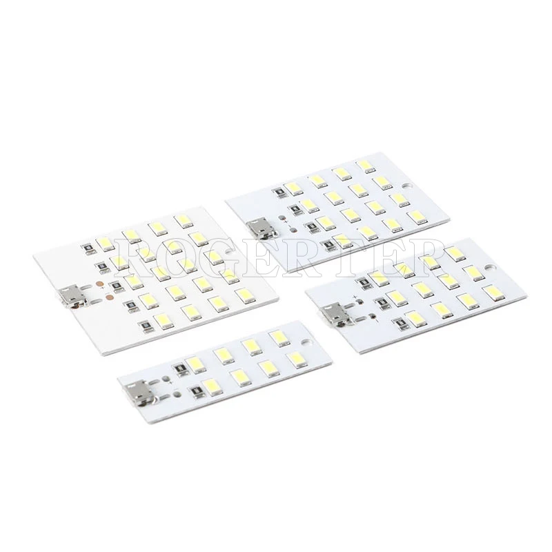 LED Lighting Board 8/12/16/20 Lamp Beads Floor Stand Lights Emergency Lights Night Lights USB Mobile Lights Aluminum Substrate