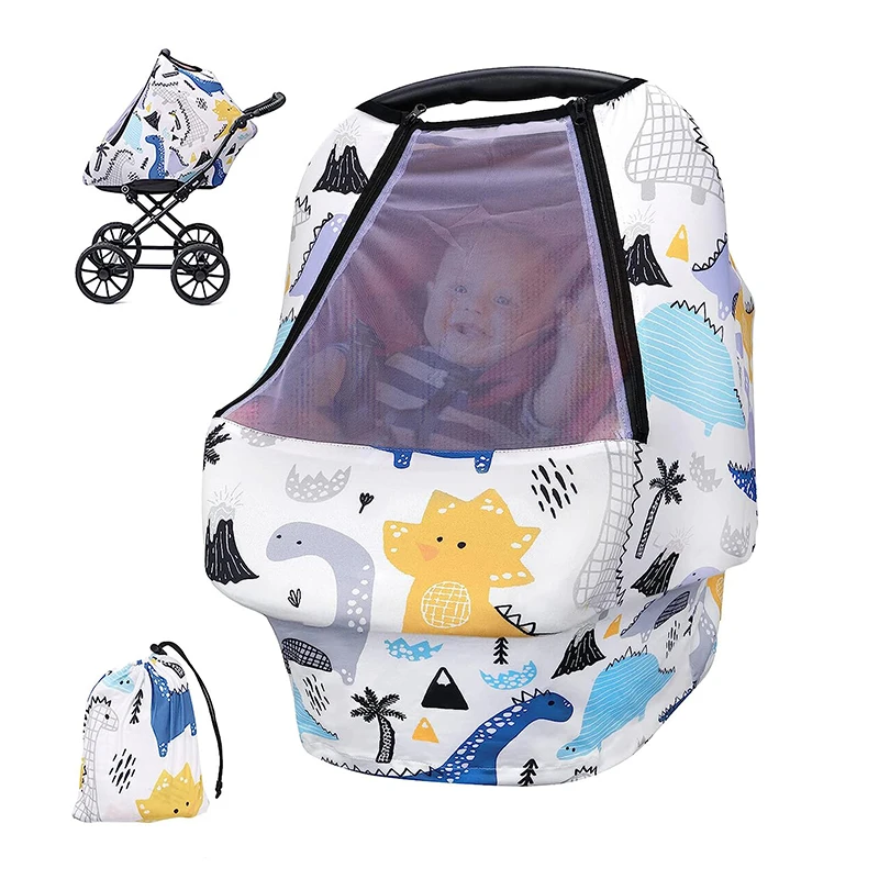 

Sun Protection Mosquito Net Breathable Trolley Umbrella Stroller Rain Cover Baby Car Weather Wind Shield Stroller Accessories