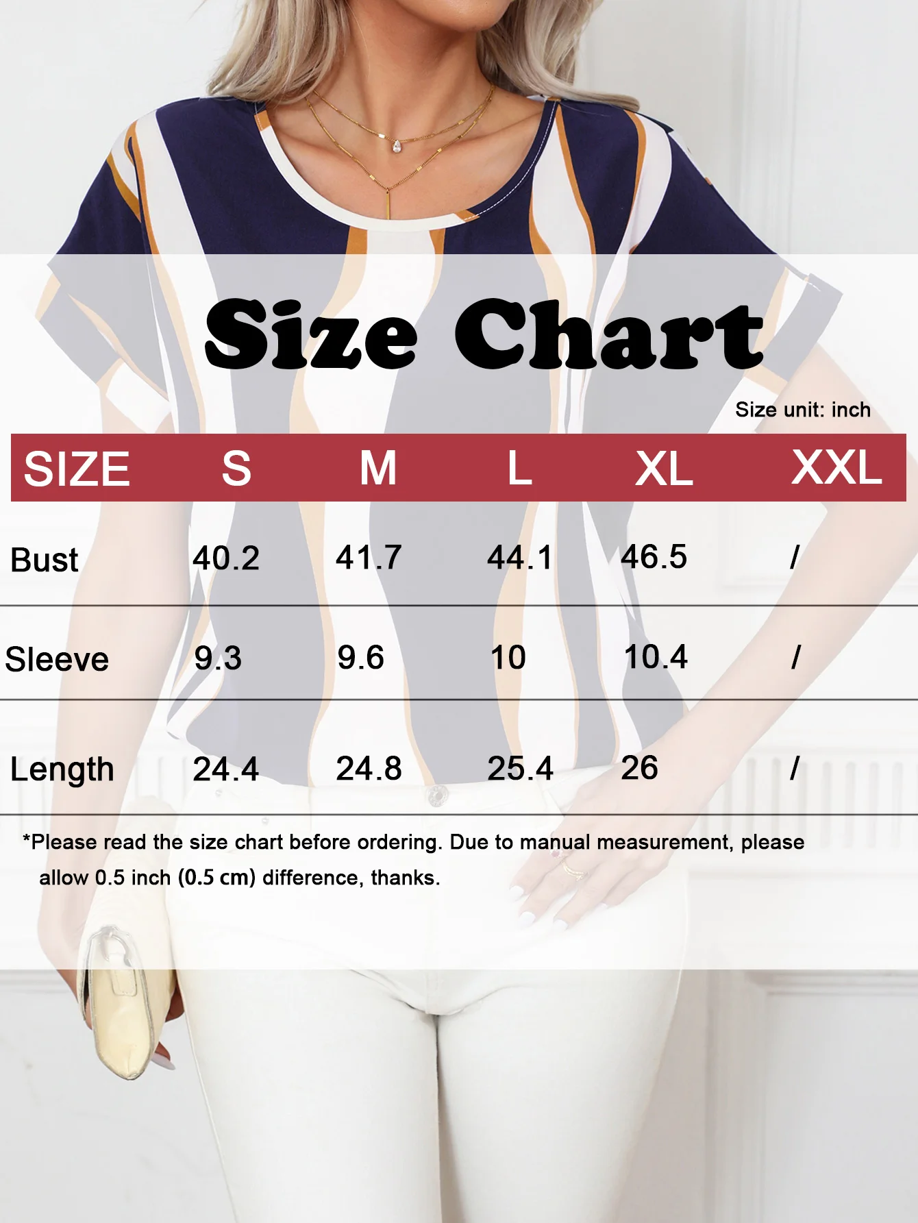 Women Casual O-neck Short Sleeve Loose Fit Stripe Blouse Shirts for Summer OL Office Lady Tops