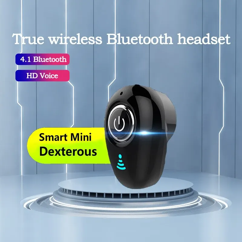 Wireless Bluetooth Earphones Mini Ultra Small Invisible In Ear Listening Sports Gaming Esports For Android Apple