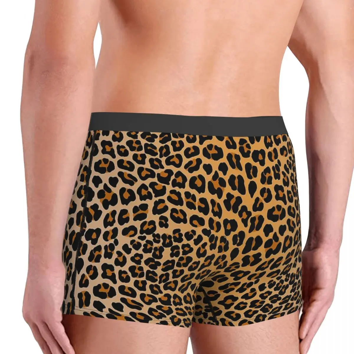 Animal Animals Kawaii Cute Leopard Print Underpants Breathbale Panties Men\'s Underwear Ventilate Shorts Boxer Briefs