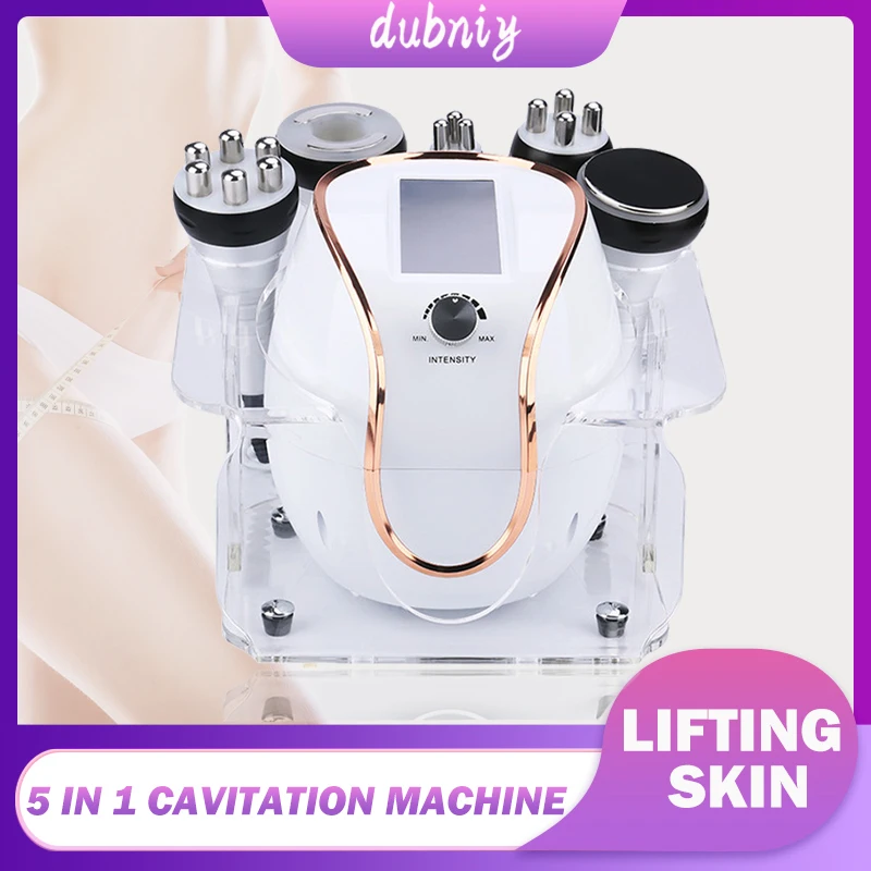 

5 IN 1 Cavitation Ultrasonic RF diode LASER vacuum Body Slimming Machine Beauty Device Facial Massager Skin Tighten Lifting Skin