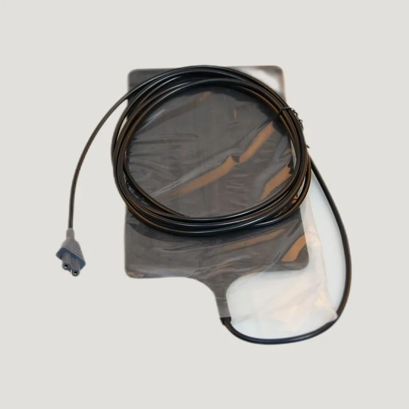 لوحة سلبية قابلة لإعادة الاستخدام، كابل توصيل لوحة سلبية جراحية كهربائية، لوحة قطب كهربائي من السيليكون، مزدوجة 2P بإبرة