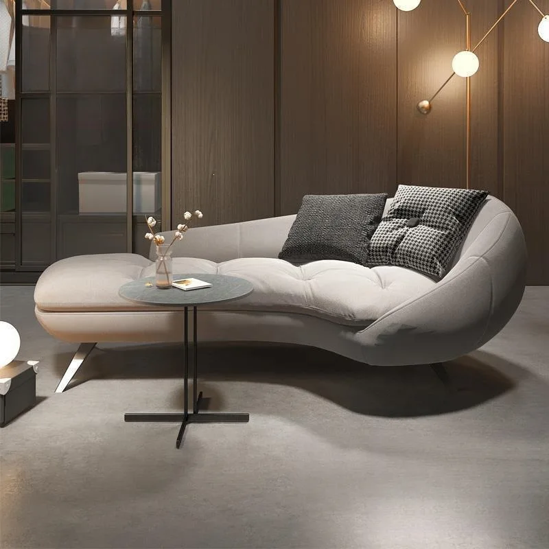 DSA home living room curved premium sofa chaise longue living room bedroom sofa lazy sofa