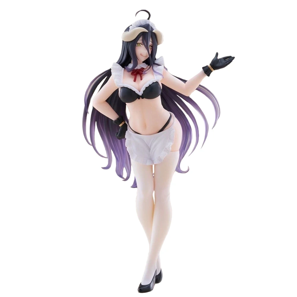 

Anime merchandise Albedo figure Albedo action figure Maid Albedo figurine Doll PVC Model Toys Adult Collection Statue Gift 18cm
