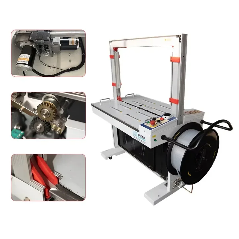 

【Factory】High Quality 2.5s/time For Logistics, Printing And Food Packaging High-speed Tabletop Automatic Strapping Machine