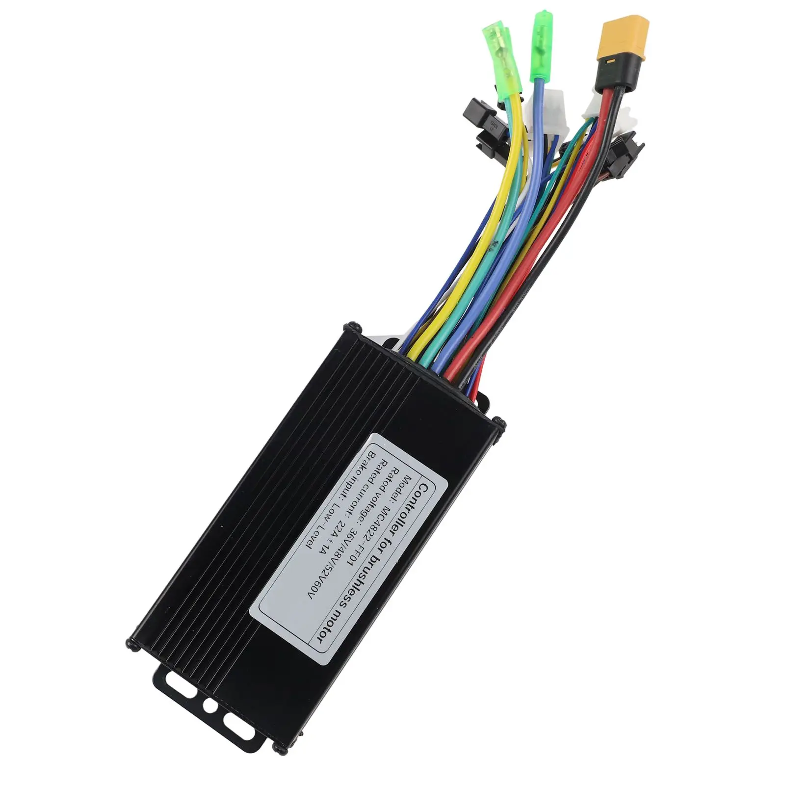 

Black E-bike Controller Efficient Power Management Controller Heat-Dissipating Aluminum Alloy Robust Cooling Design